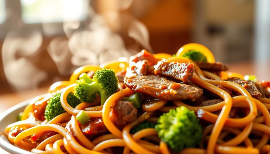 Beef and Broccoli Lomein