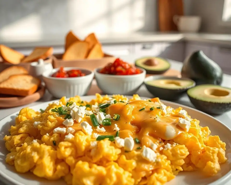 Classic scrambled eggs variations