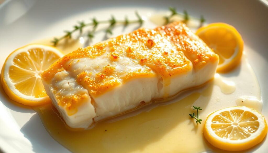 Lemon Butter Baked Cod