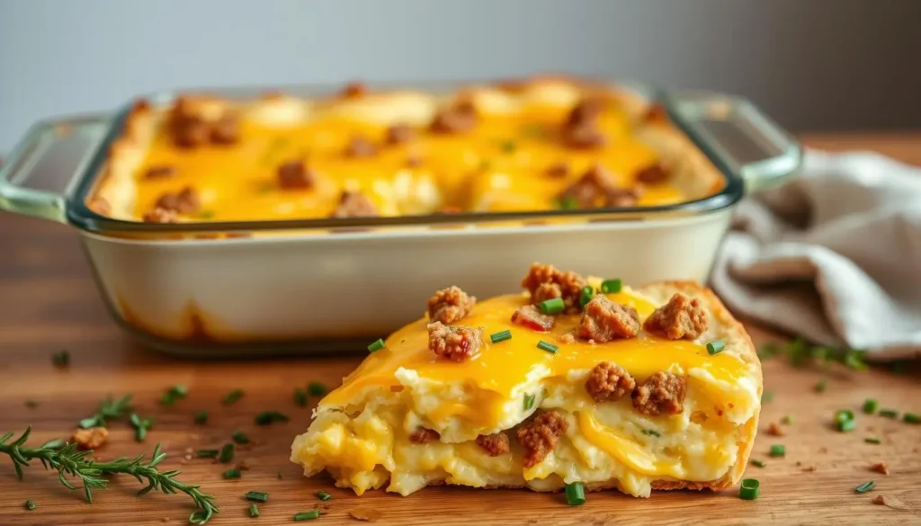 english muffin breakfast casserole