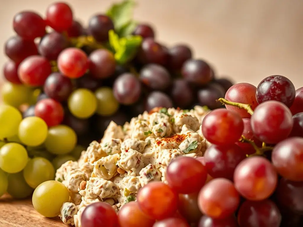 chicken salad chick inspired grape salad