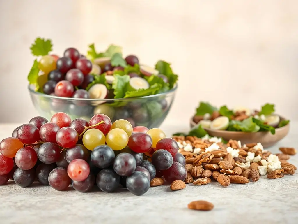 salad recipe with grapes