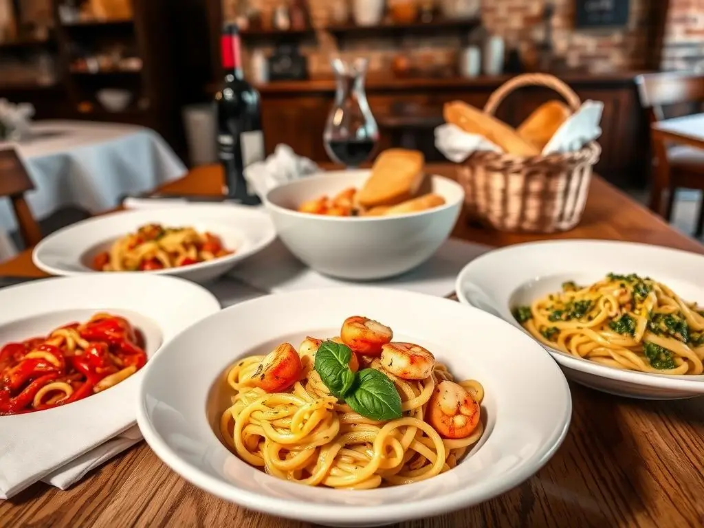 classic Capellini dishes capellini